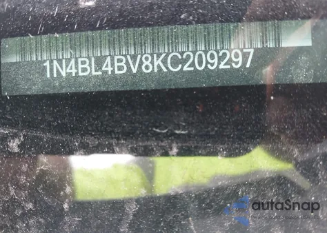 2019 Nissan Altima 2.5 S z USA, uszkodzony, nr VIN 1N4BL4BV8KC209297